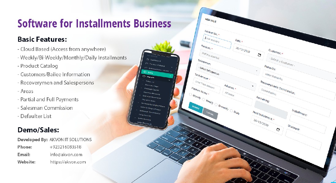 Installments and Payment Software Pakistan