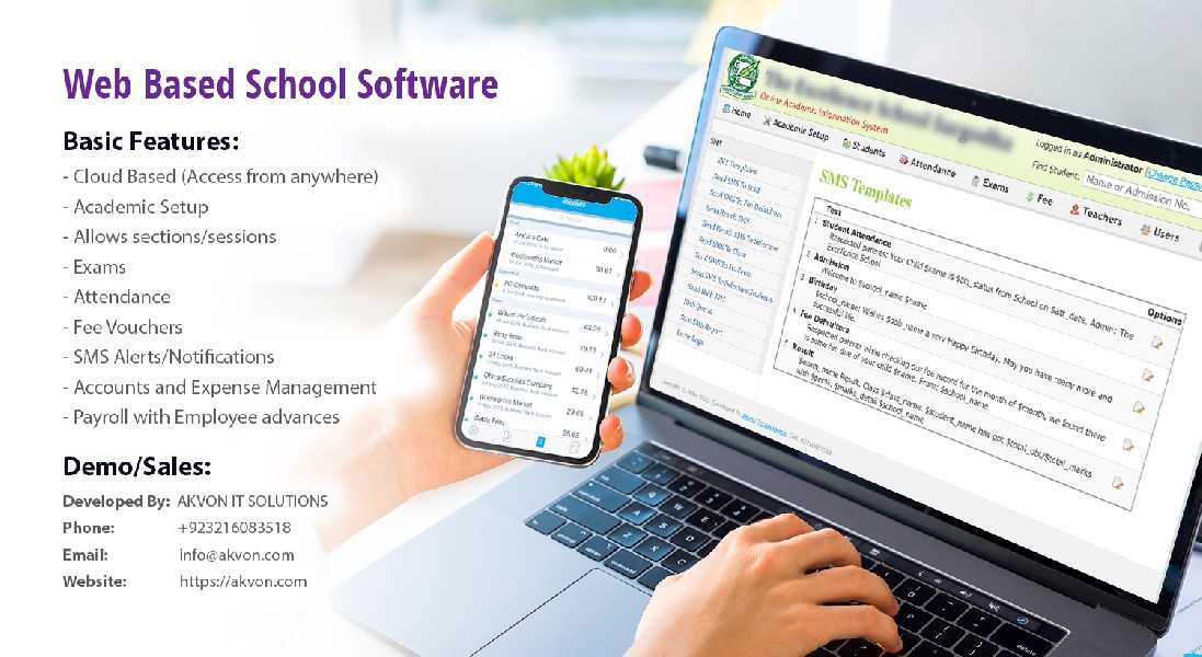 School Software with Accounts in Pakistan